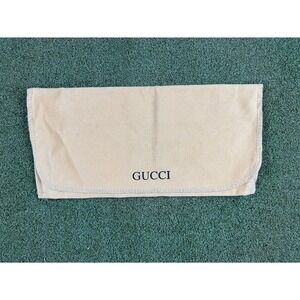 Gucci Beige Logo Dust Bag Cloth Pouch Luxury Storage Travel